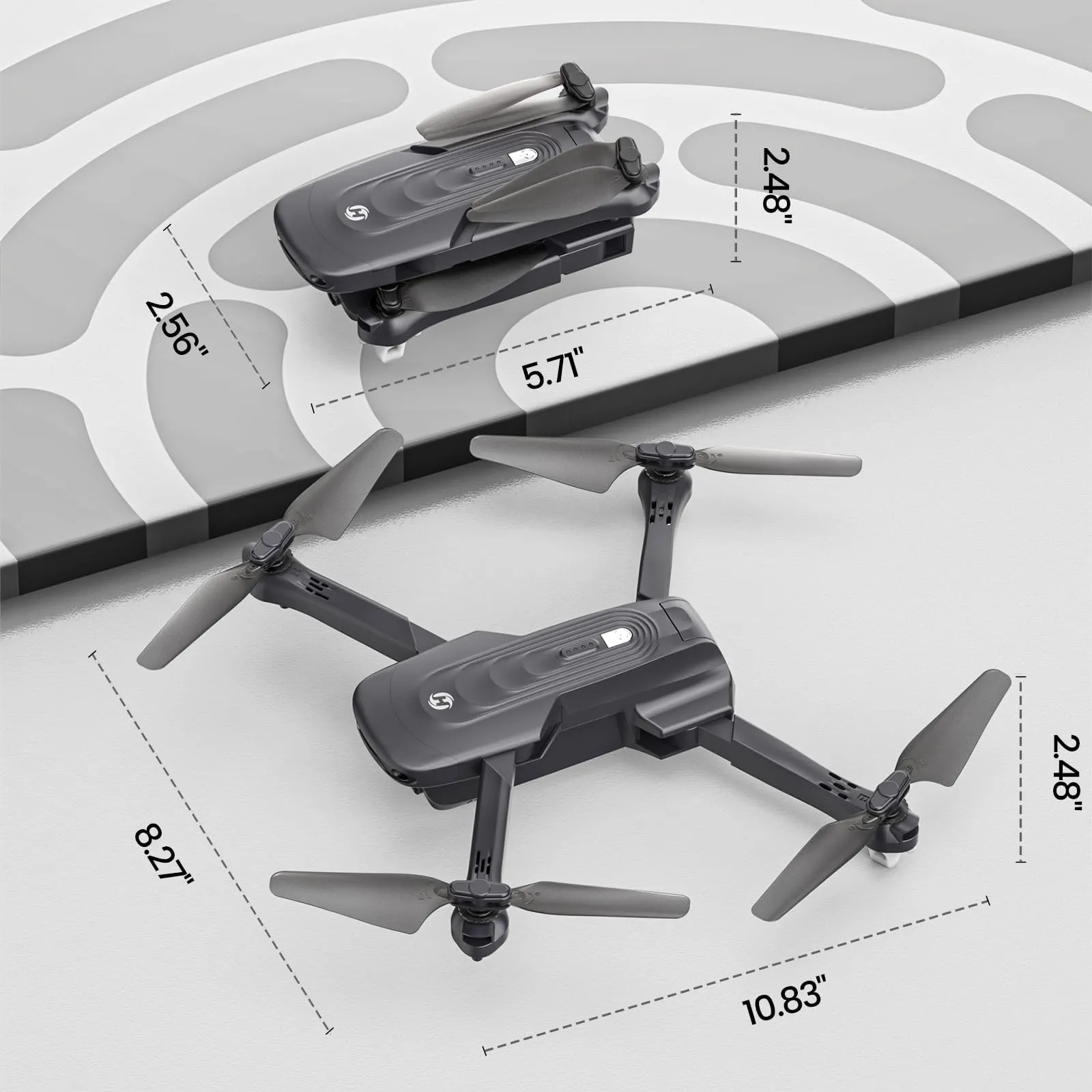 GPS Drone with 4K Camera for Adults, HS175D RC Quadcopter with Auto Return, Follow Me, Brushless Motor