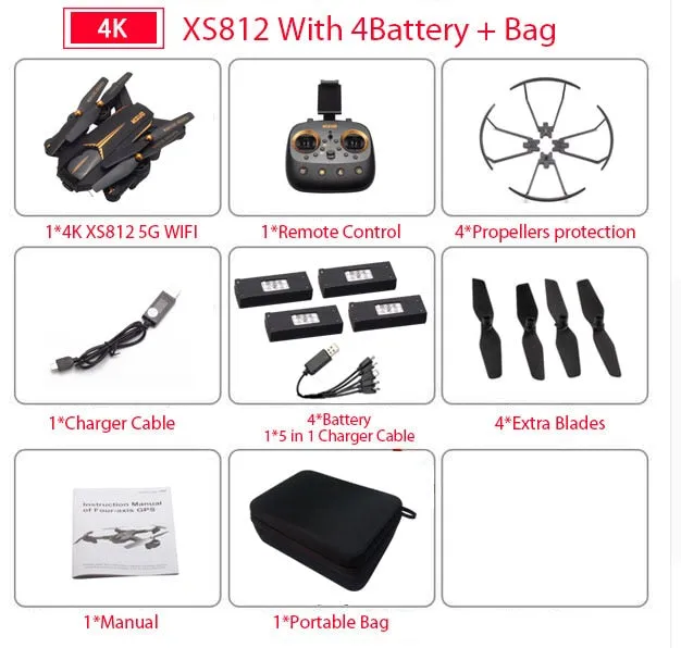 GPS RC Drone with 4K HD Camera