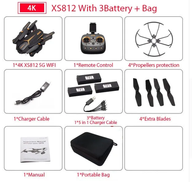 GPS RC Drone with 4K HD Camera