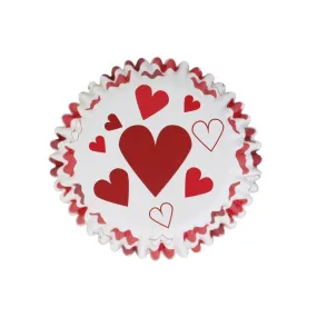 Hearts Cupcake Liners