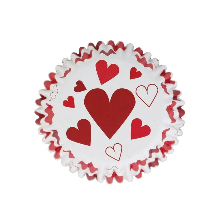 Hearts Cupcake Liners