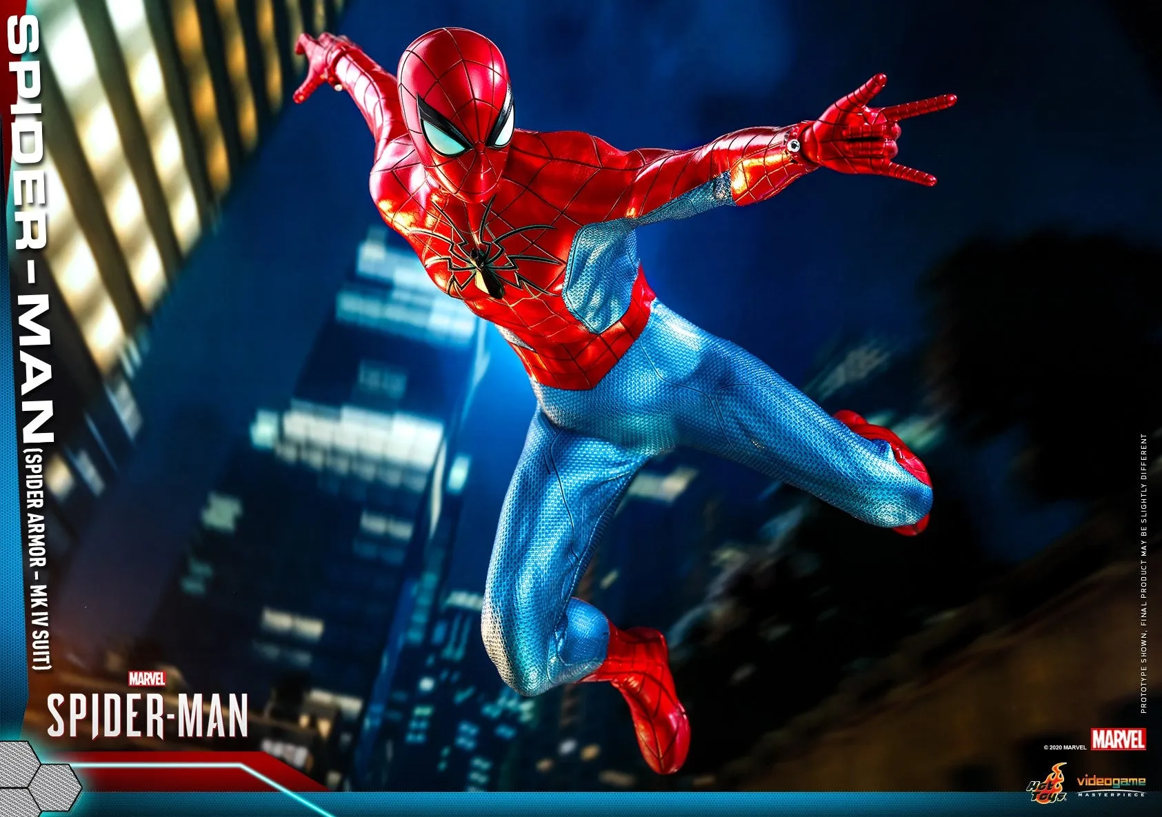 Hot Toys - VGM43 - Marvel's Spider-Man - 1/6th scale Spider-Man (Spider Armor - MK IV Suit) Collectible Figure