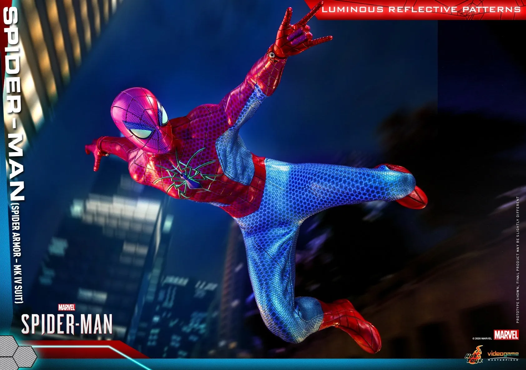 Hot Toys - VGM43 - Marvel's Spider-Man - 1/6th scale Spider-Man (Spider Armor - MK IV Suit) Collectible Figure