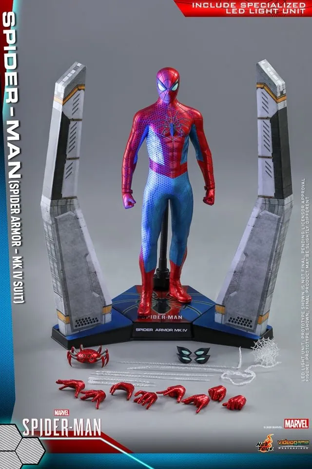 Hot Toys - VGM43 - Marvel's Spider-Man - 1/6th scale Spider-Man (Spider Armor - MK IV Suit) Collectible Figure