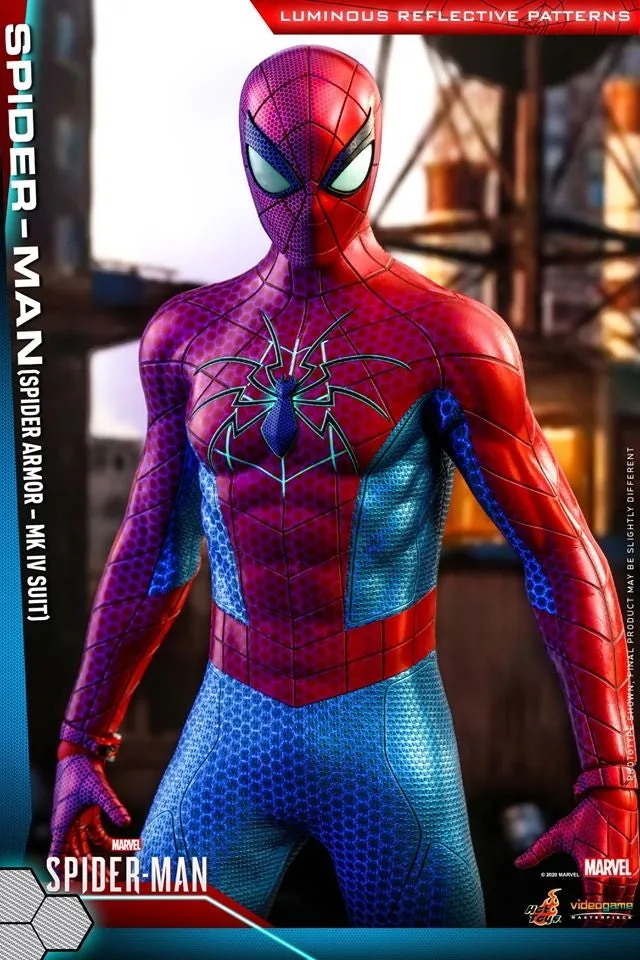 Hot Toys - VGM43 - Marvel's Spider-Man - 1/6th scale Spider-Man (Spider Armor - MK IV Suit) Collectible Figure