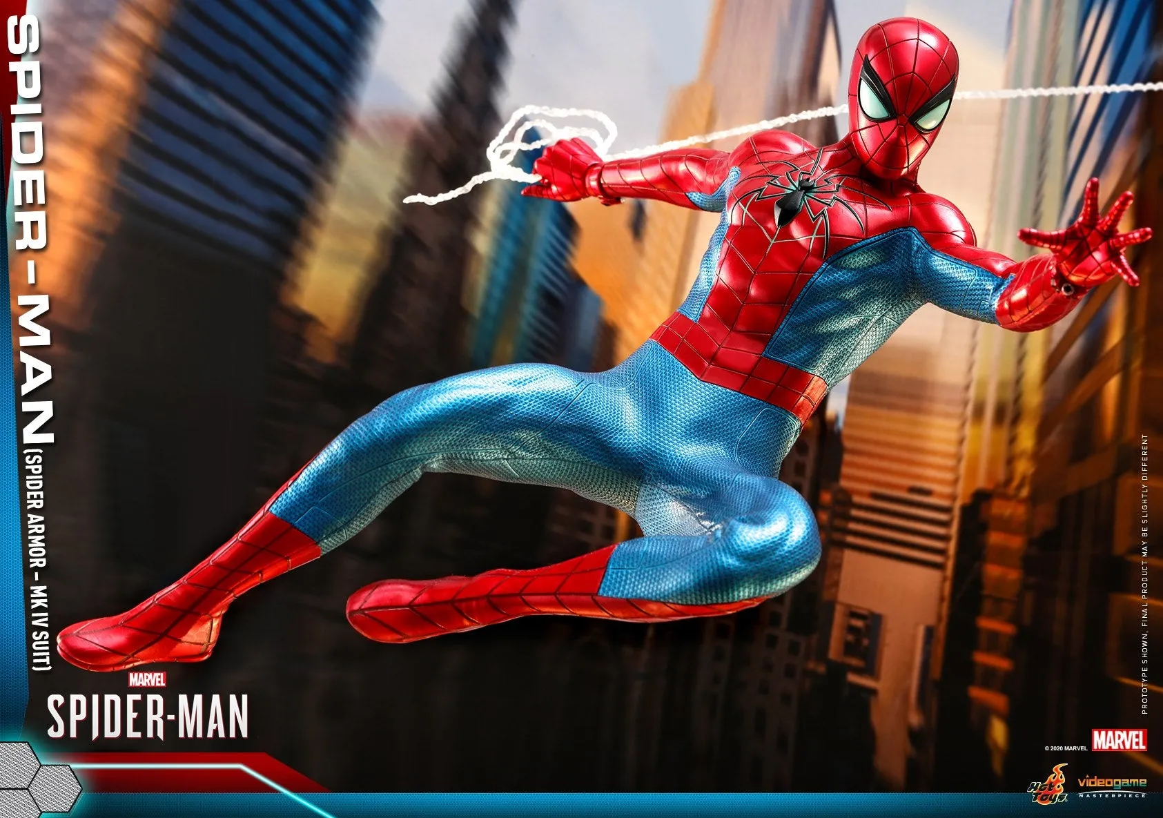 Hot Toys - VGM43 - Marvel's Spider-Man - 1/6th scale Spider-Man (Spider Armor - MK IV Suit) Collectible Figure