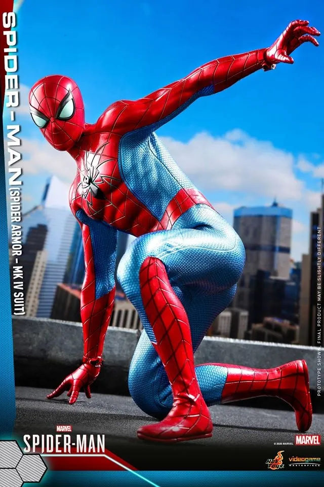Hot Toys - VGM43 - Marvel's Spider-Man - 1/6th scale Spider-Man (Spider Armor - MK IV Suit) Collectible Figure