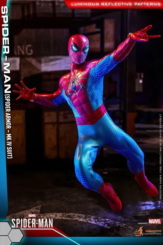Hot Toys - VGM43 - Marvel's Spider-Man - 1/6th scale Spider-Man (Spider Armor - MK IV Suit) Collectible Figure