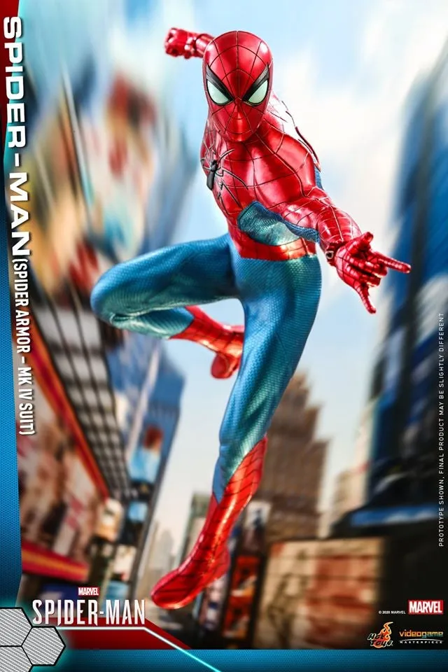Hot Toys - VGM43 - Marvel's Spider-Man - 1/6th scale Spider-Man (Spider Armor - MK IV Suit) Collectible Figure