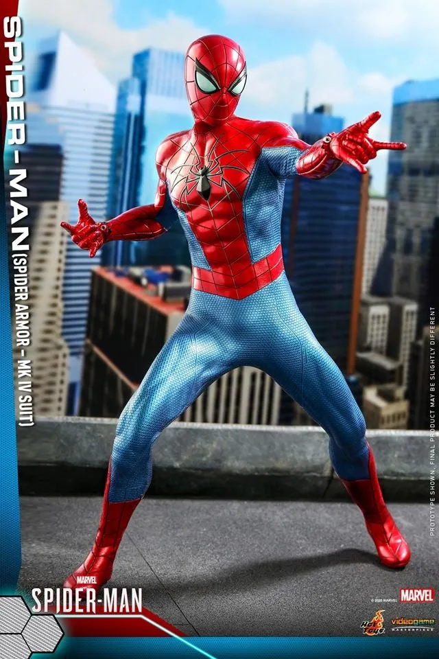 Hot Toys - VGM43 - Marvel's Spider-Man - 1/6th scale Spider-Man (Spider Armor - MK IV Suit) Collectible Figure