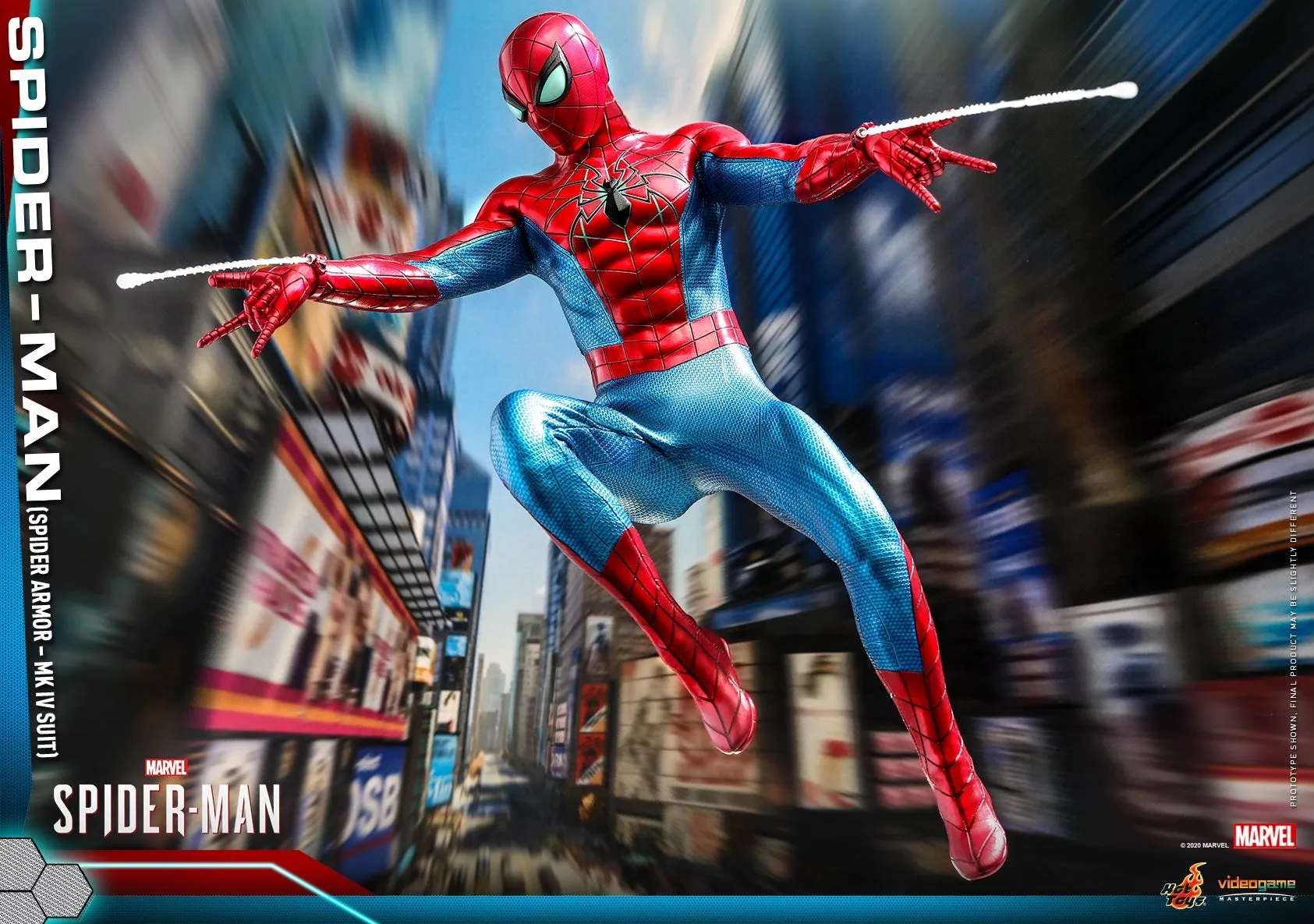 Hot Toys - VGM43 - Marvel's Spider-Man - 1/6th scale Spider-Man (Spider Armor - MK IV Suit) Collectible Figure