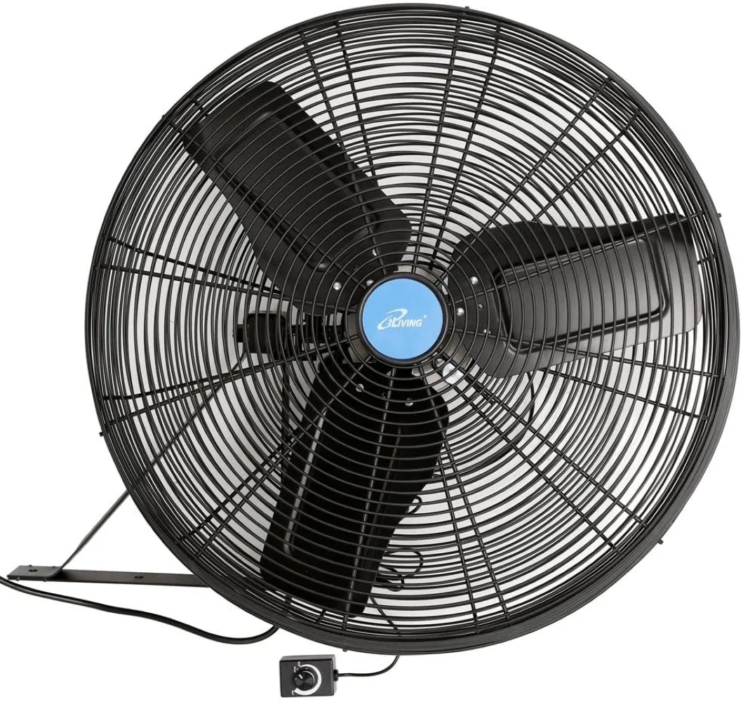 ILG8W24-51EC - iLIVING 24 Inch BLDC Wall/Ceiling Mount Fan, 24", Black
