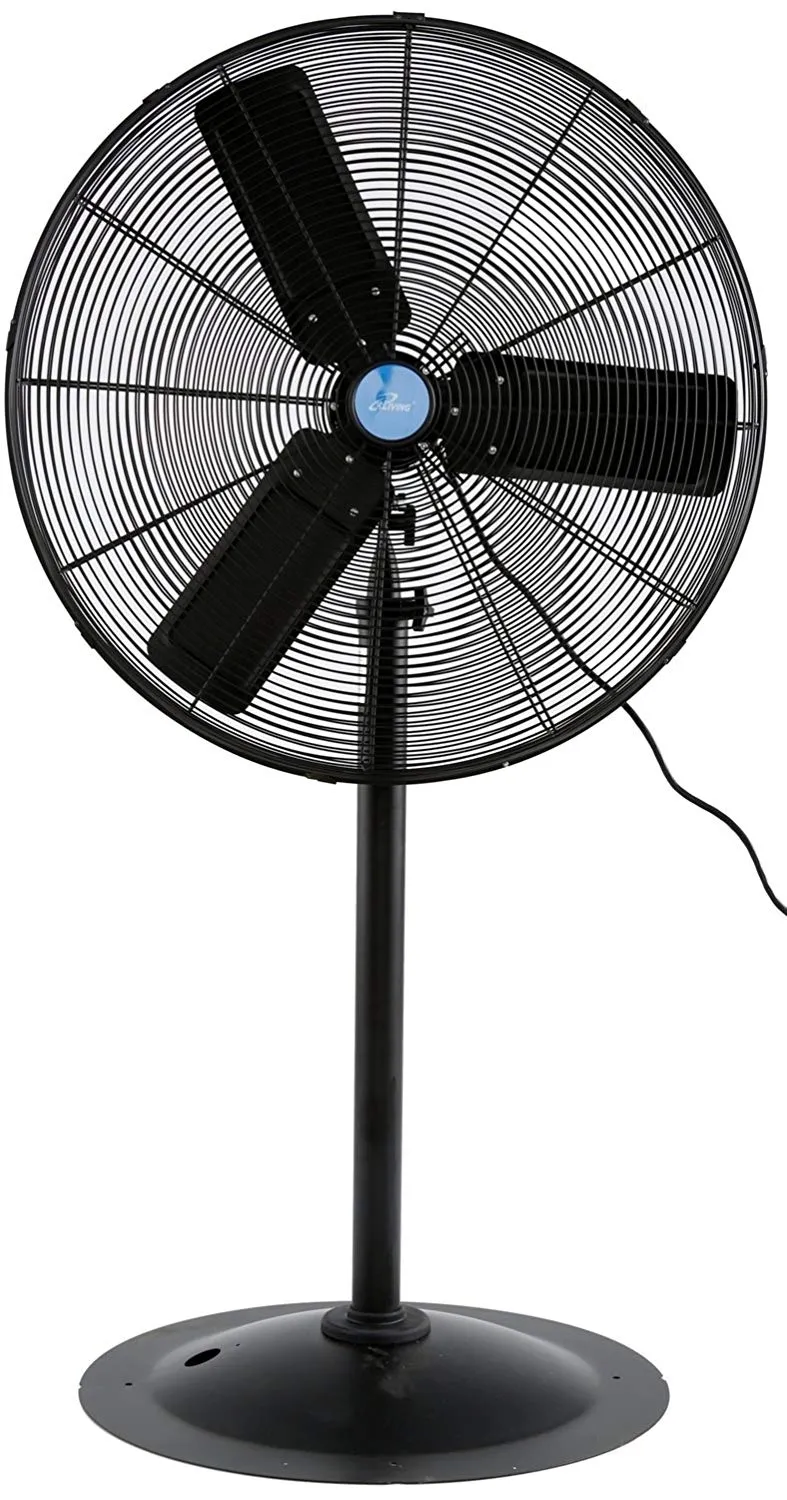 Iliving ILG8P30-72 Commercial Pedestal Floor Fan, 30"