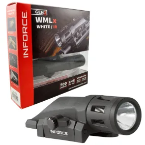Inforce WMLx White/IR Gen2 700 Lumens LED Weapon Mounted Light (Black WX-05-2) (Flat Dark Earth WX-06-2)