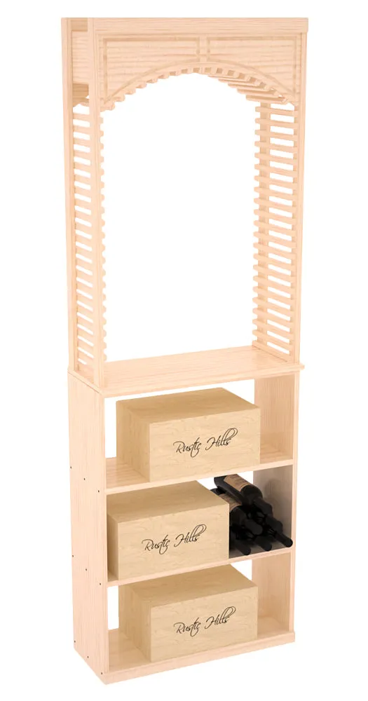 InstaCellar - 26" Cellar Arch / Case Bin / Solid Top Combo