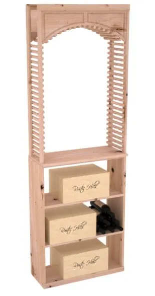 InstaCellar - 26" Cellar Arch / Case Bin / Solid Top Combo