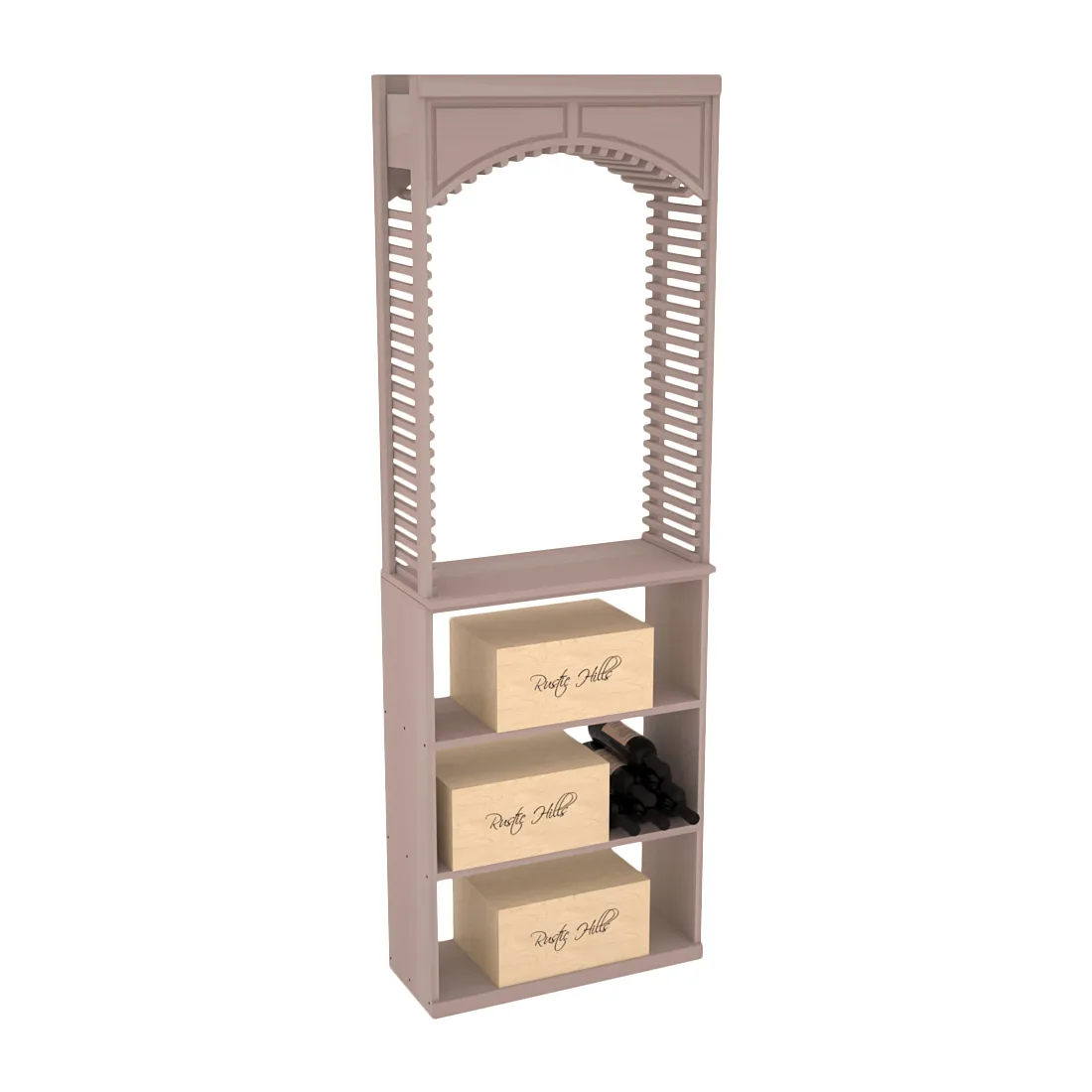 InstaCellar - 26" Cellar Arch / Case Bin / Solid Top Combo