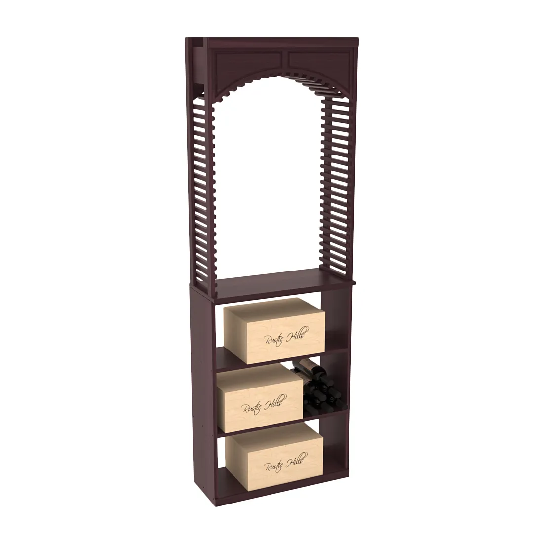 InstaCellar - 26" Cellar Arch / Case Bin / Solid Top Combo