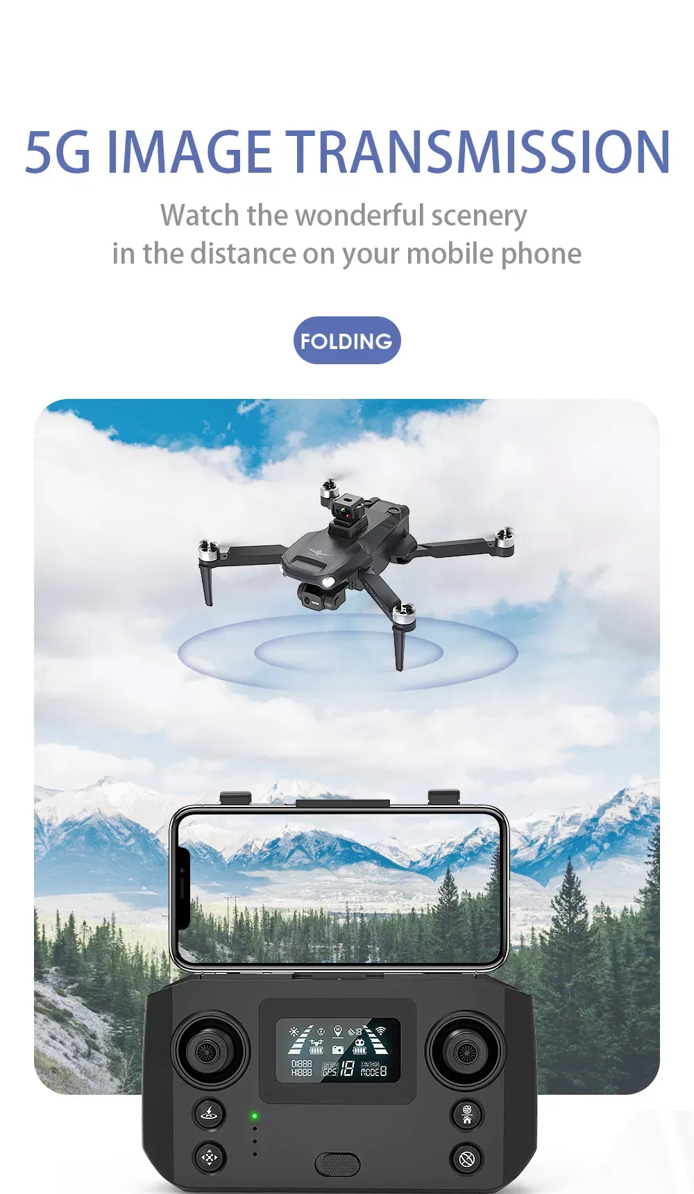 iSKF106 Max 4K Drone | 3-Axis Gimbal