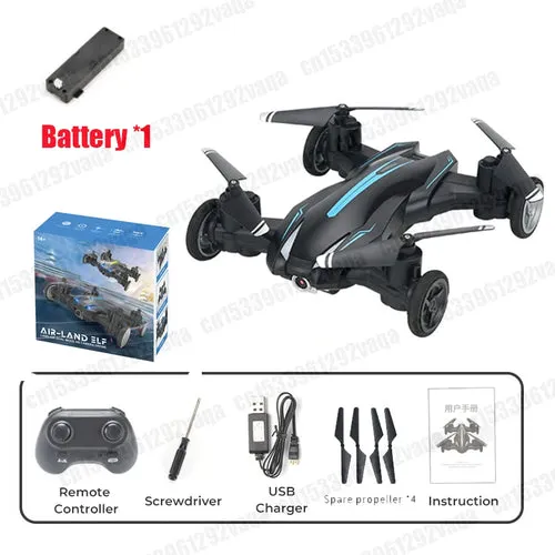 JJRC H103W Mini Drones with HD 8K Camera Land Air Dual Mode RC Plane