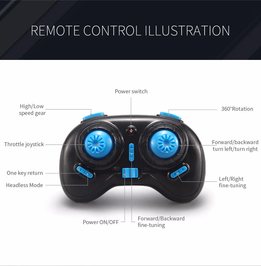JJRC H36 Mini Drone RC Drone Quadcopter with Headless Mode and One Key Return