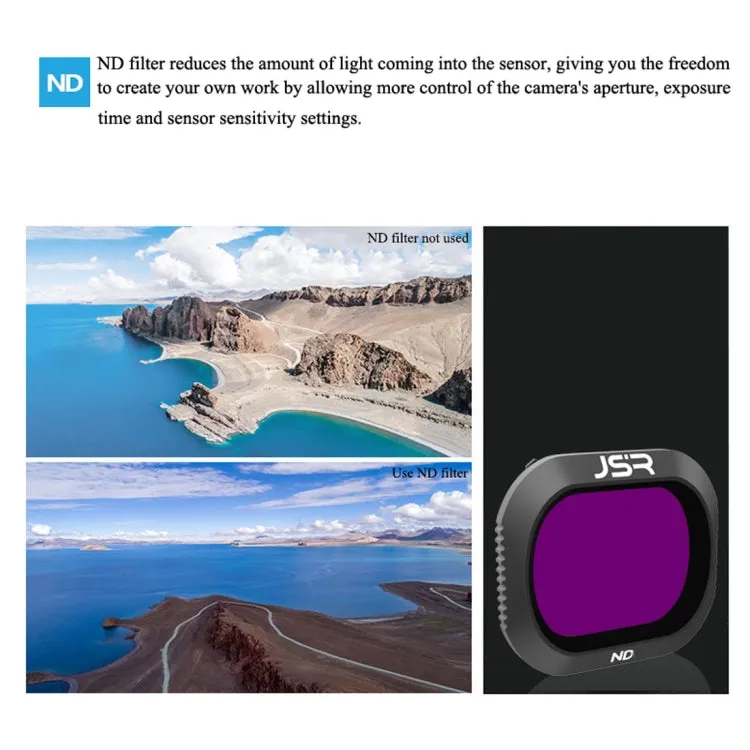 JSR Drone 4 in 1 ND8PL ND16PL ND32PL ND64PL Lens Filter for DJI MAVIC 2 Pro