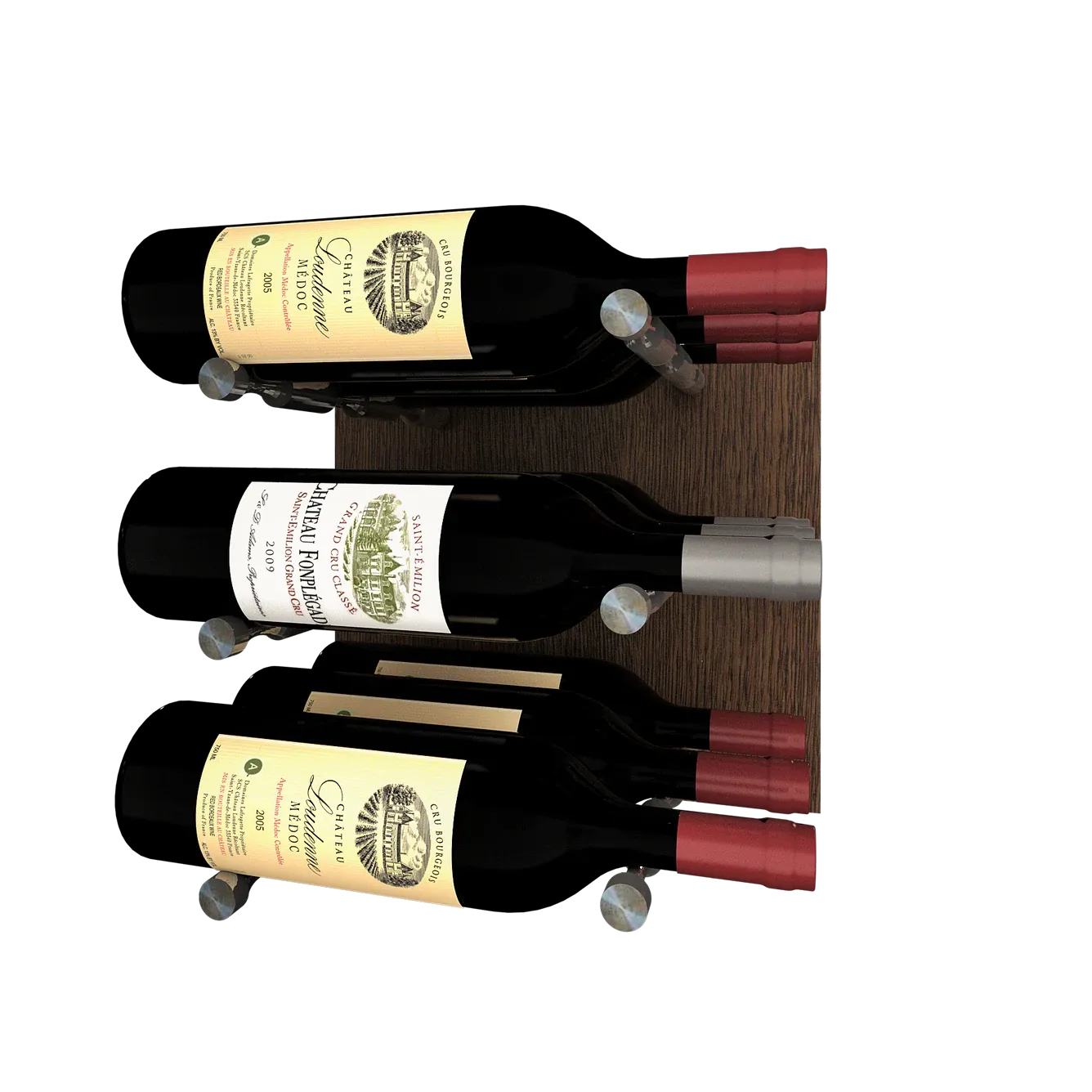 Kessick Wine as Art 14" x 14" Wood Panel Wine Rack