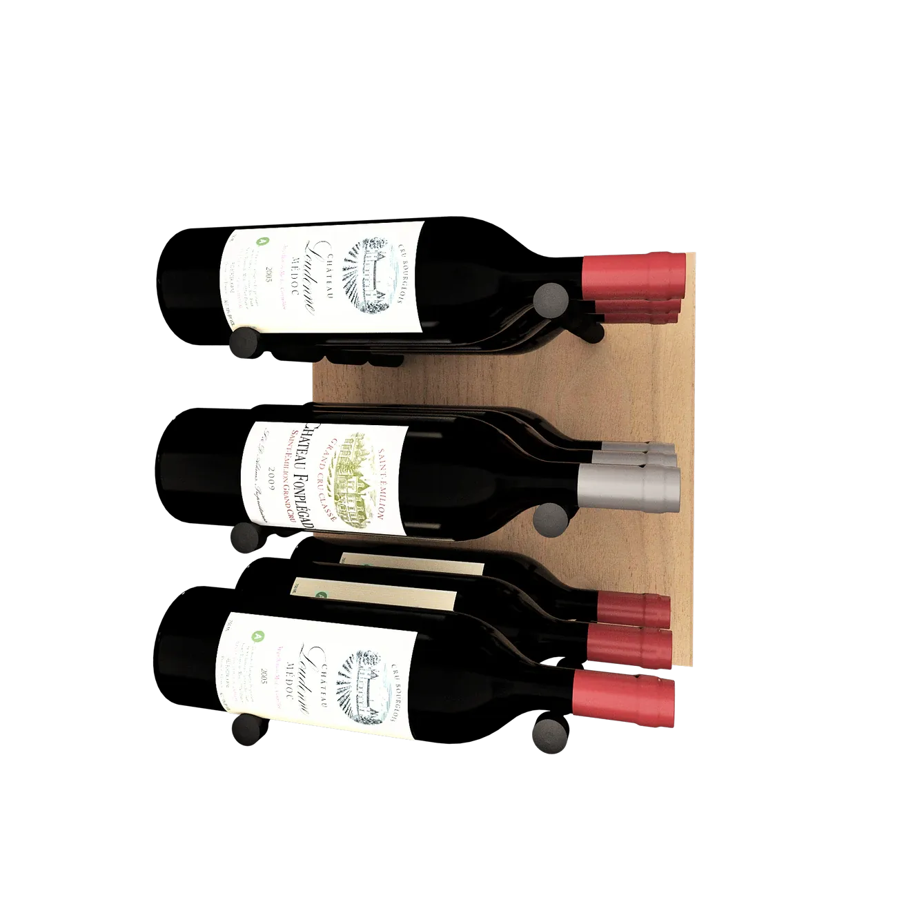 Kessick Wine as Art 14" x 14" Wood Panel Wine Rack