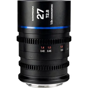 Laowa Nanomorph 27mm T2.8 1.5X S35 (Blue) - (Cine) Arri PL (Default)   EF Lens