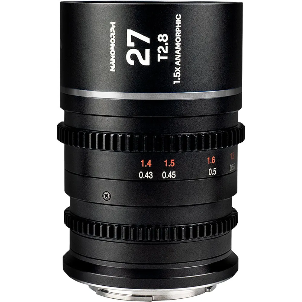 Laowa Nanomorph 27mm T2.8 1.5X S35 (Silver) - (Cine) Arri PL (Default)   EF Lens