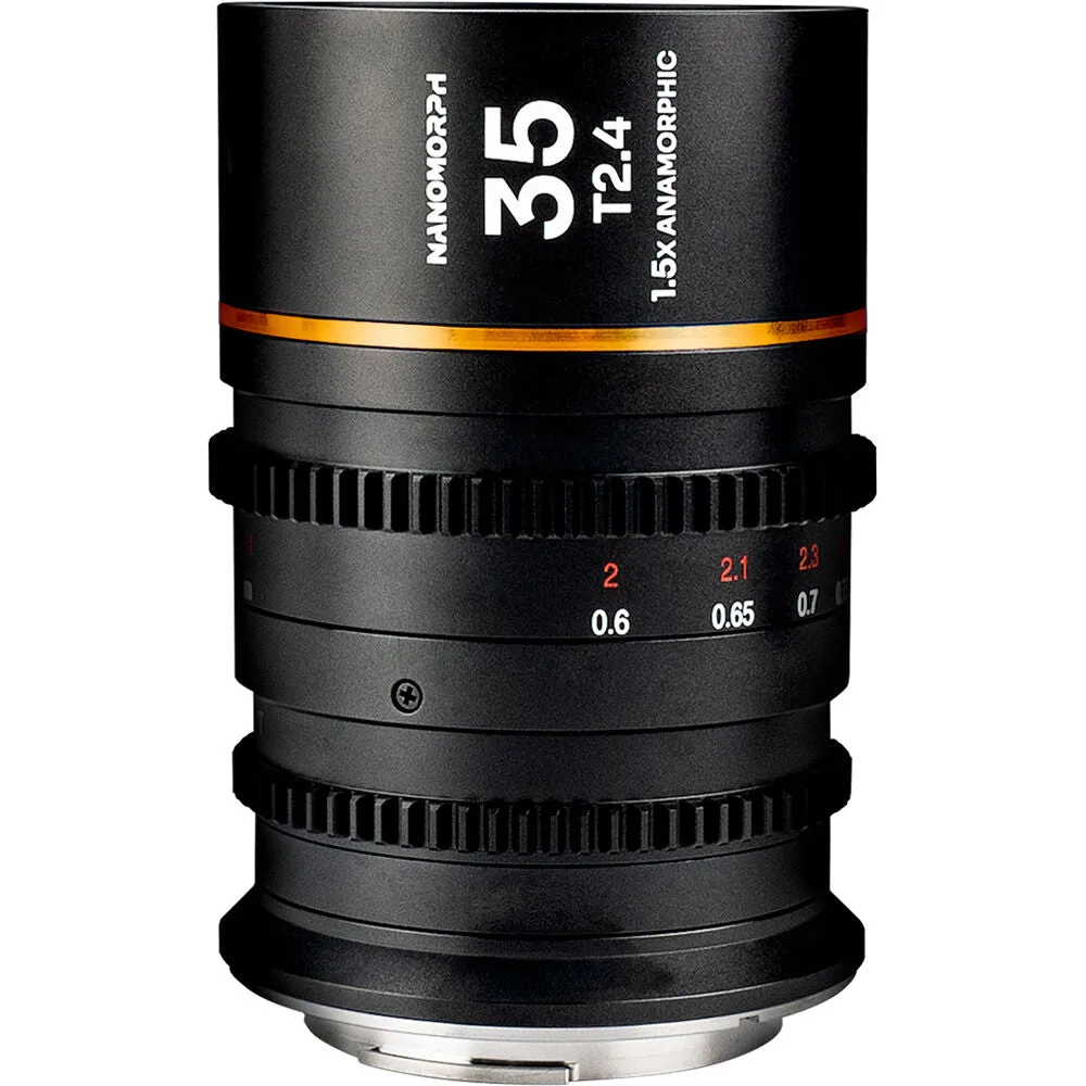Laowa Nanomorph 35mm T2.4 1.5X S35 (Amber) - (Cine) Arri PL (Default)   EF Lens