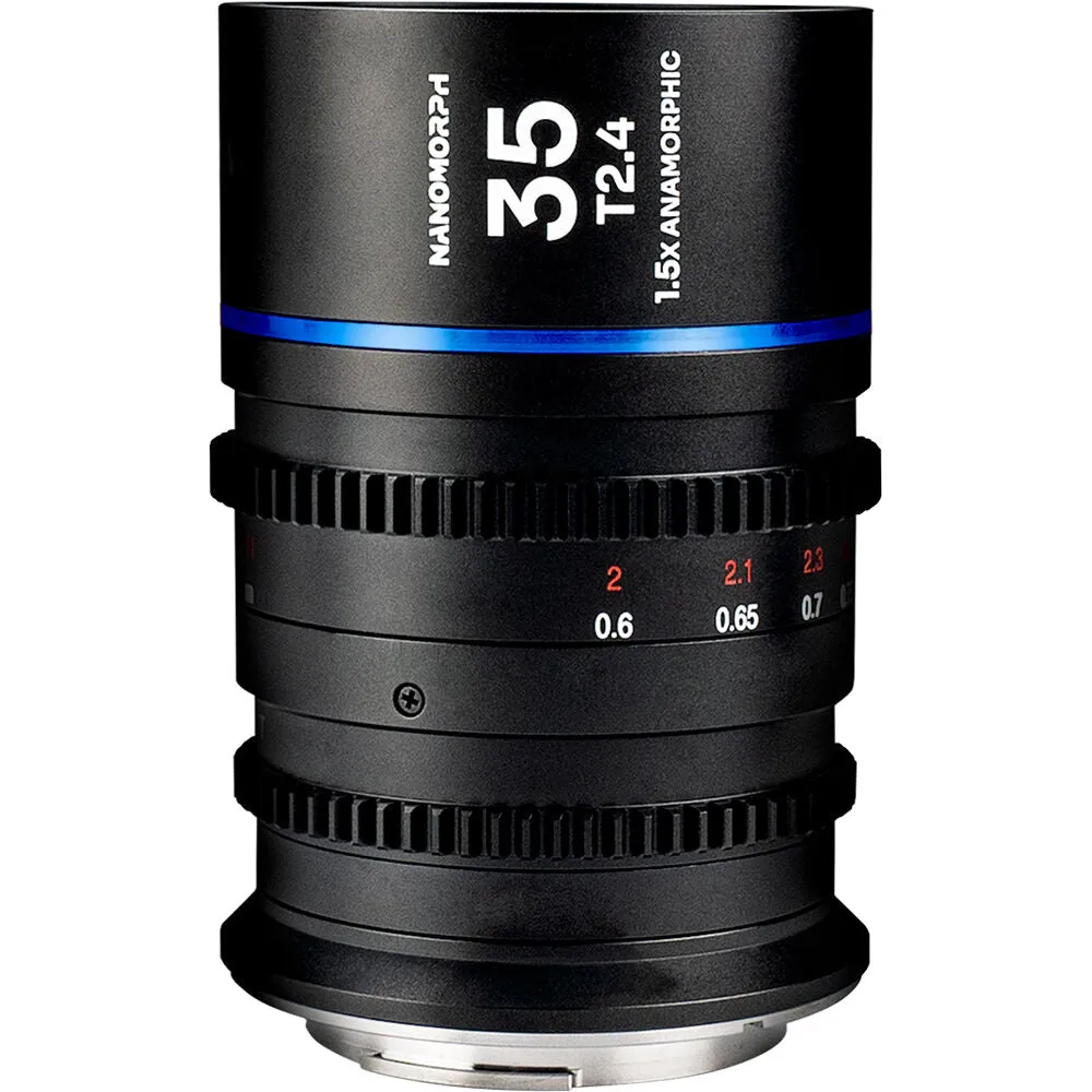 Laowa Nanomorph 35mm T2.4 1.5X S35 (Blue) - (Cine) Arri PL (Default)   EF Lens