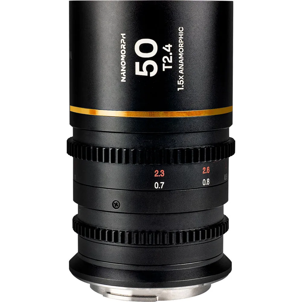 Laowa Nanomorph 50mm T2.4 1.5X S35 (Amber) - (Cine) Arri PL (Default)   EF Lens