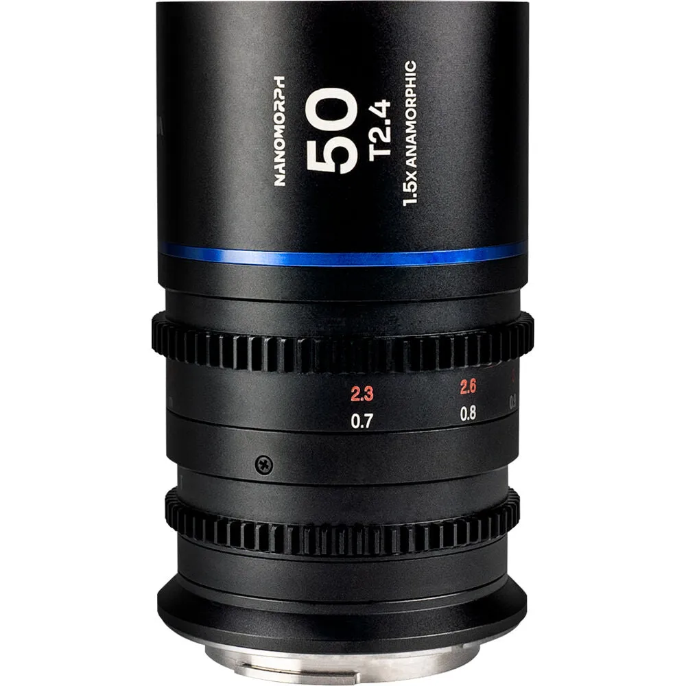 Laowa Nanomorph 50mm T2.4 1.5X S35 (Blue) - (Cine) MFT