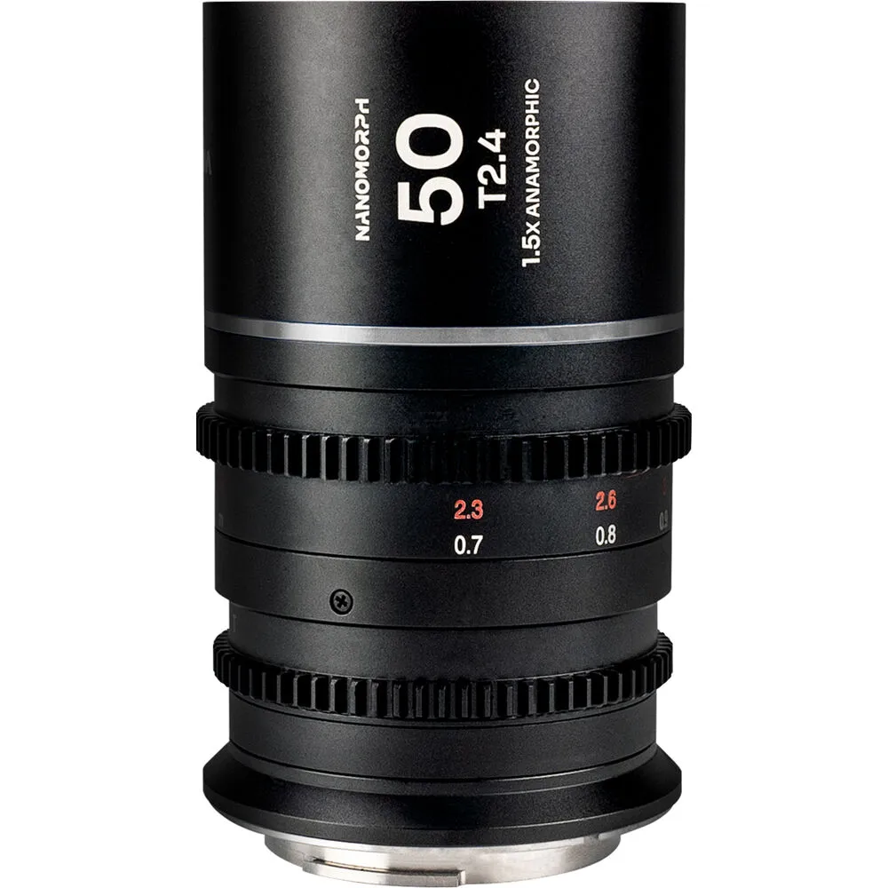 Laowa Nanomorph 50mm T2.4 1.5X S35 (Silver) - (Cine) Arri PL (Default)   EF Lens