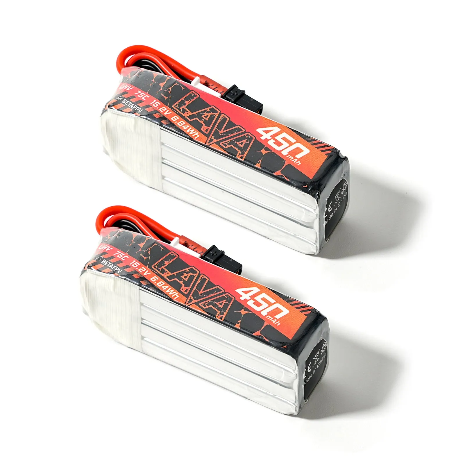 LAVA 2S/3S/4S 450mAh 75C Battery (2PCS)