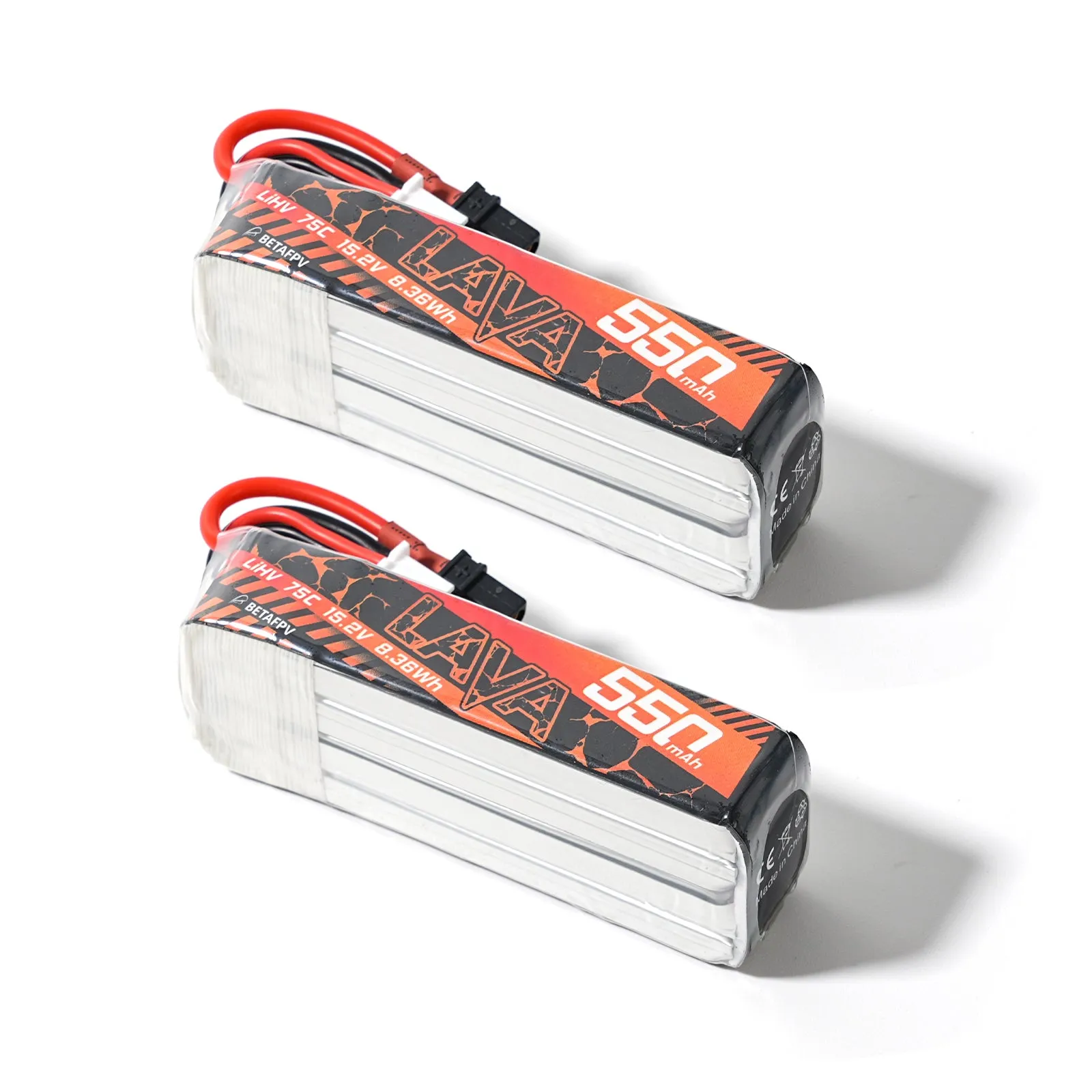 LAVA 2S/3S/4S 550mAh 75C Battery (2PCS)