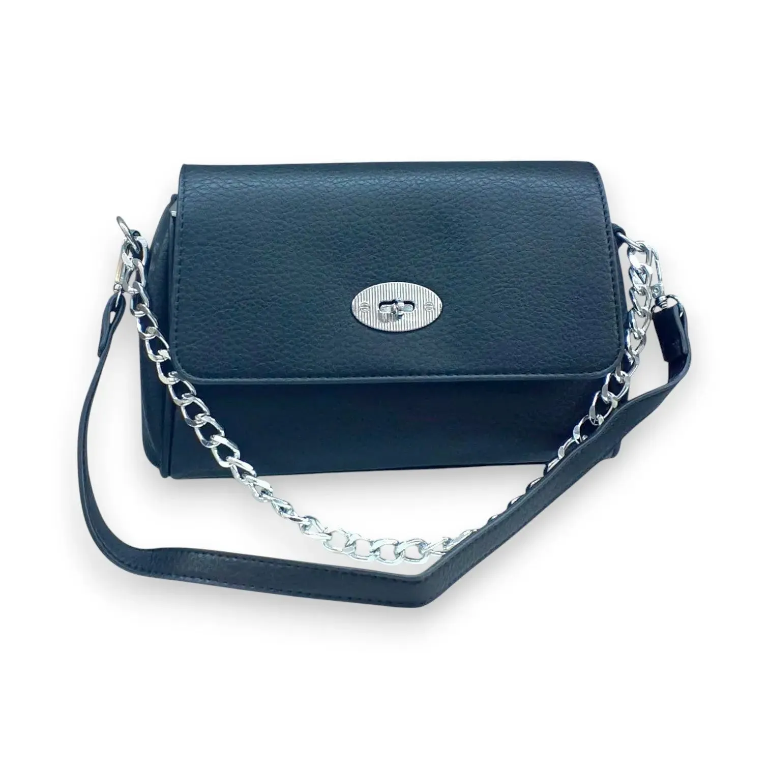 Leather Chain Shoulder Bag