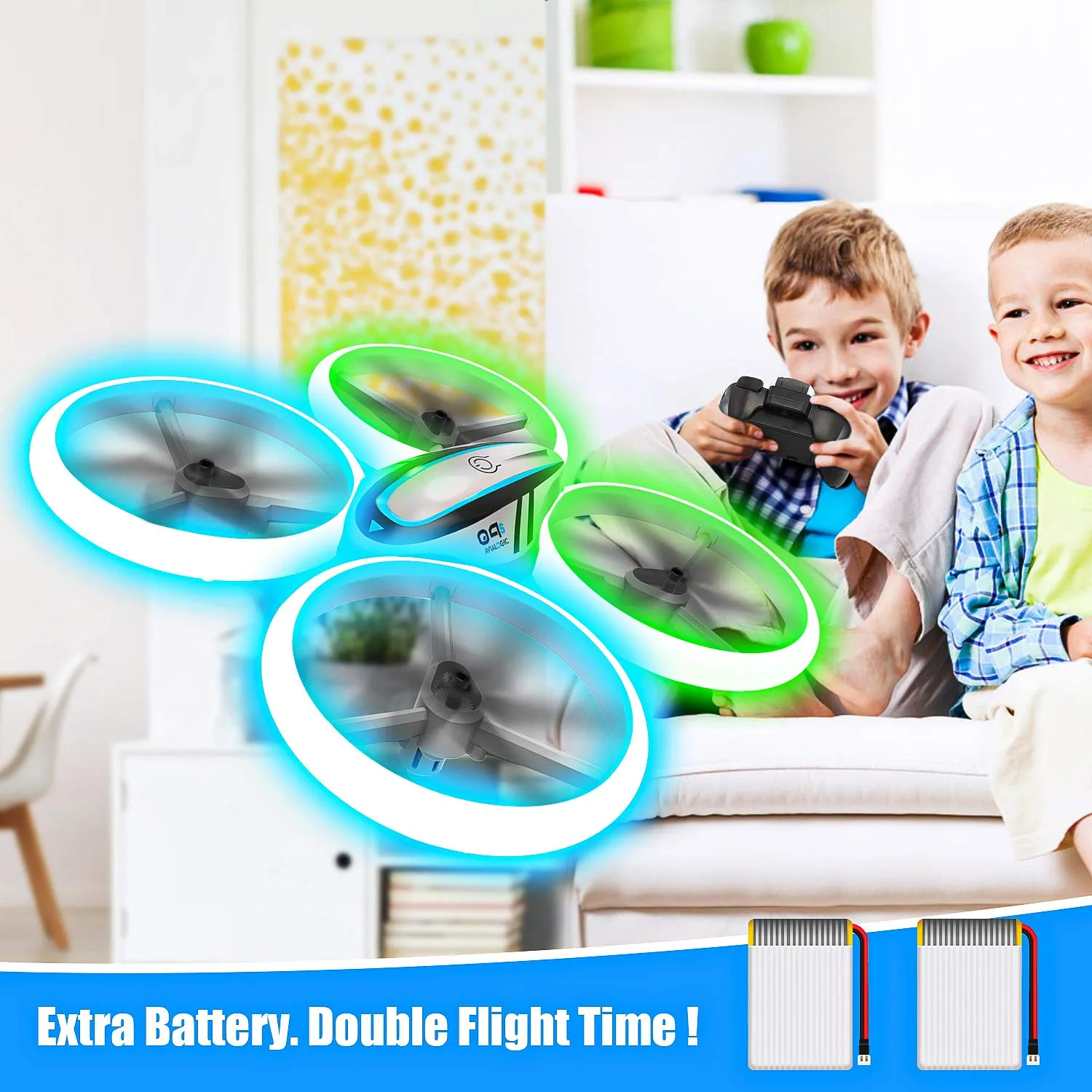 LED Fidget Spinner Style Drone