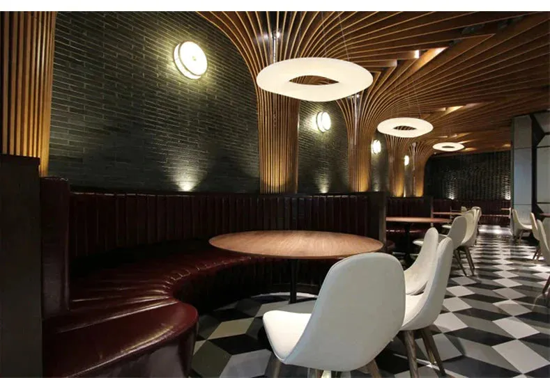 LED Living Room Chandelier Creative Ring Light Luxury Chandelier