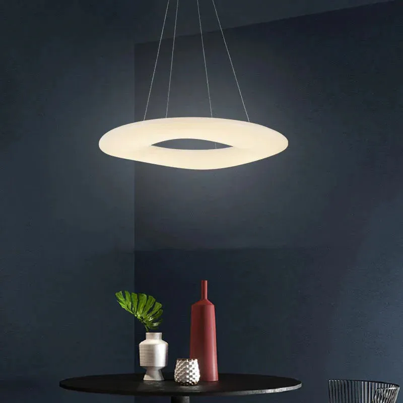 LED Living Room Chandelier Creative Ring Light Luxury Chandelier