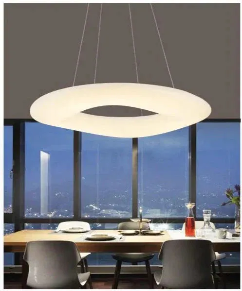 LED Living Room Chandelier Creative Ring Light Luxury Chandelier