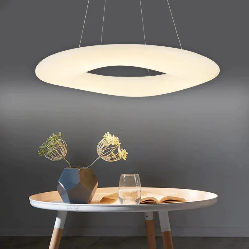 LED Living Room Chandelier Creative Ring Light Luxury Chandelier