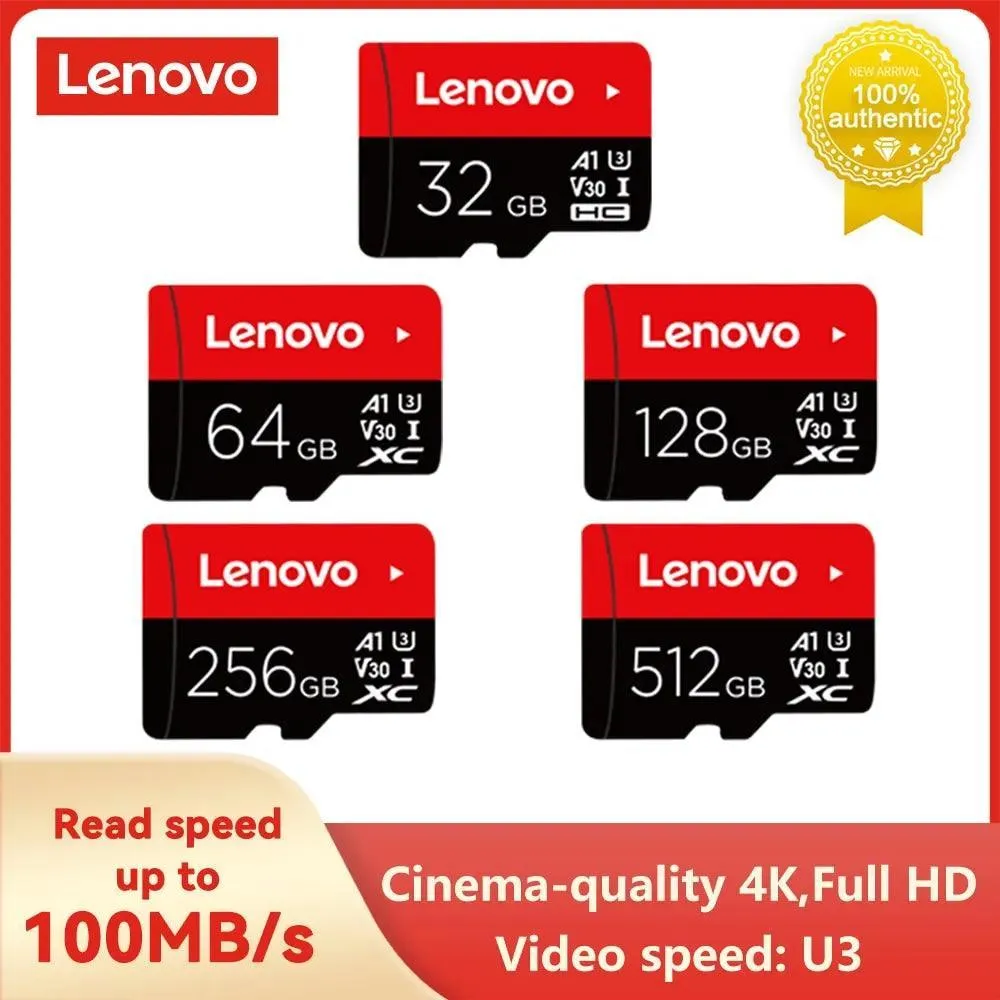 Lenovo High-Speed 512GB Memory Card: Ultimate 4K Storage Solution