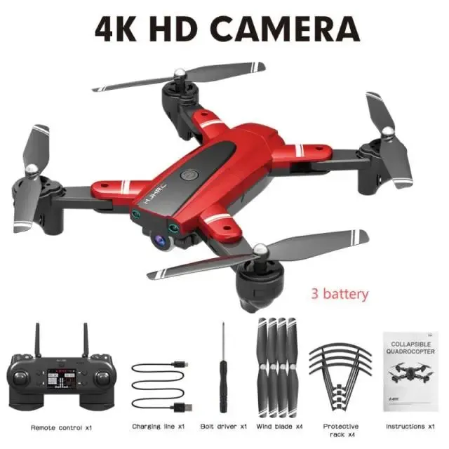Limited Edition Aerial Drone Upgrade Remote Control Drone HJ68 Quadcopter UAV with 4K HD 120° Camera