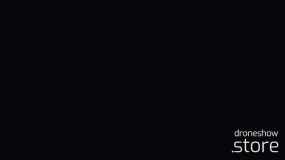 Love letter animation - 300 drones