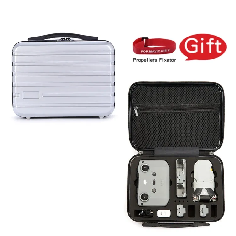 ls-S004 Portable Waterproof Drone Handbag Storage Bag for DJI Mavic Mini 2(Silver   Black Liner)