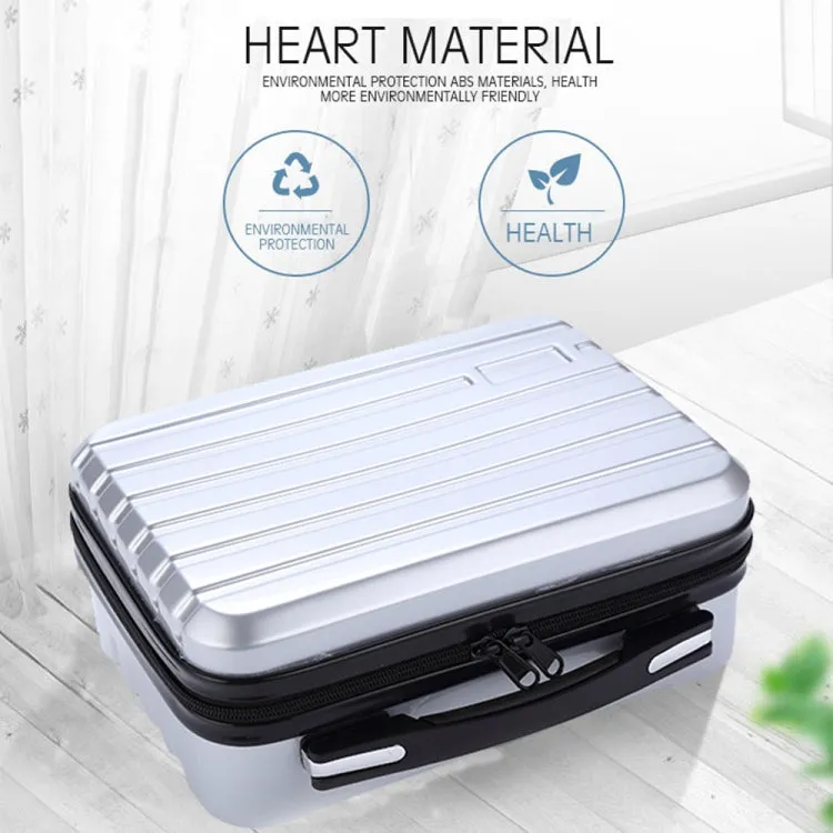 ls-S004 Portable Waterproof Drone Handbag Storage Bag for DJI Mavic Mini 2(Silver   Black Liner)