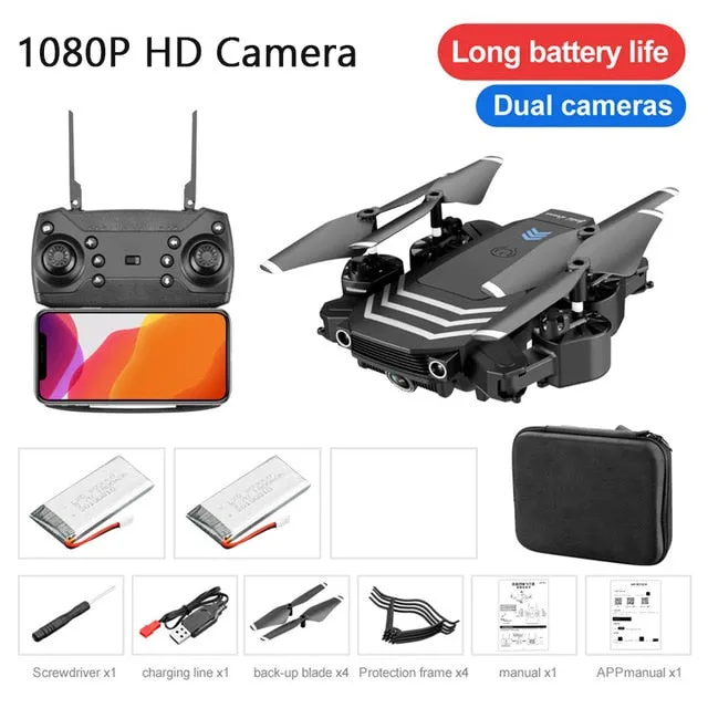 LS11 RC Drone 4K With Camera HD 1080P Mini Foldable Dron FPV Wifi Drones Professional Quadcopter Hold Mode Dual Cameras Boy Toys
