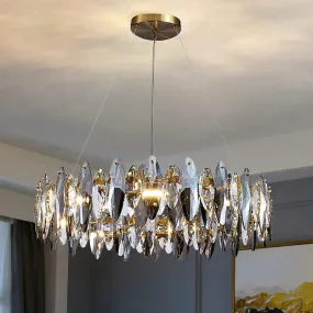 Luxury Crystal Chandelier Living Room Lamps Upscale Modern Lamps